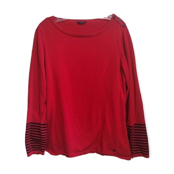 Nautica red sweater  - Picture 1 of 6